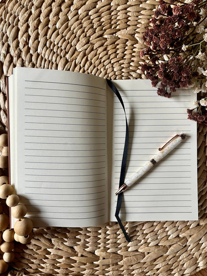 A lot going on Leatherette Journal