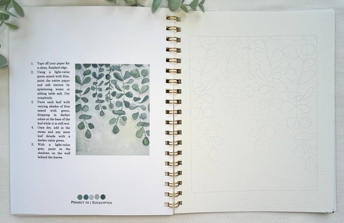 Botanical Watercolor Workbook
