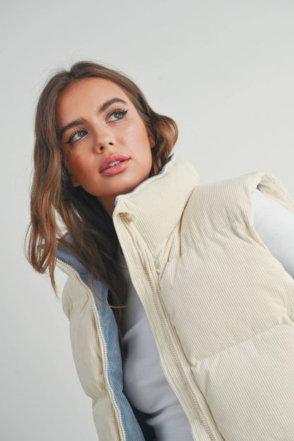 Curated Corduroy Puffer