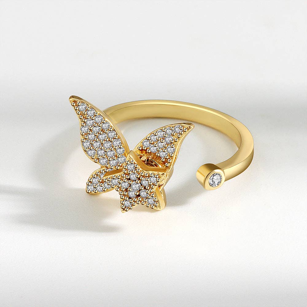 Butterfly Fidget Ring