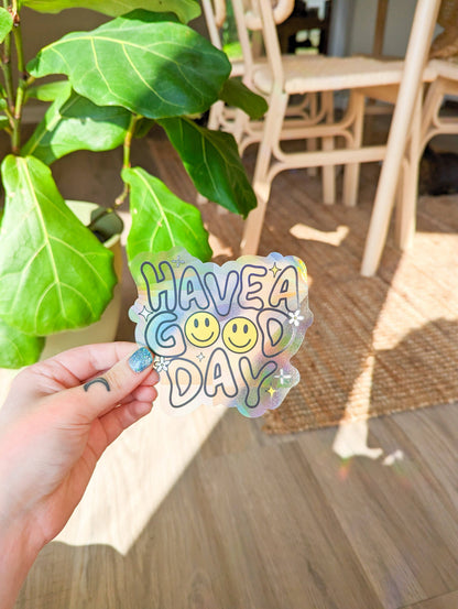 Have a good day suncatcher sticker
