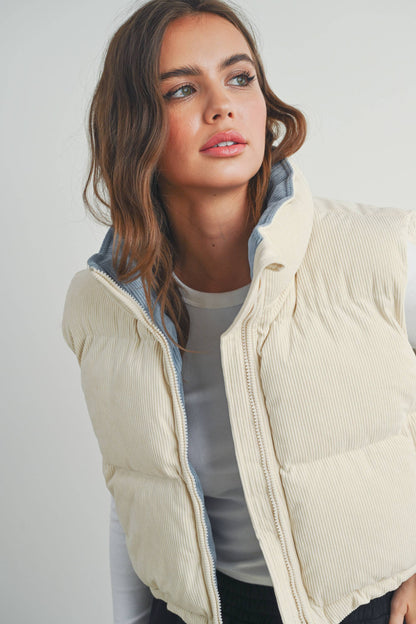 Curated Corduroy Puffer