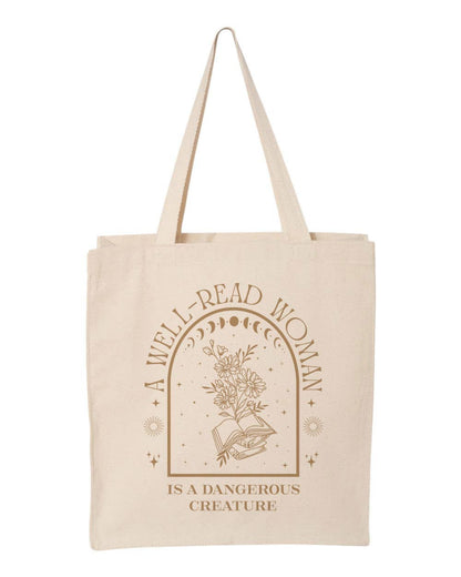 Well Read Woman Tote Bag