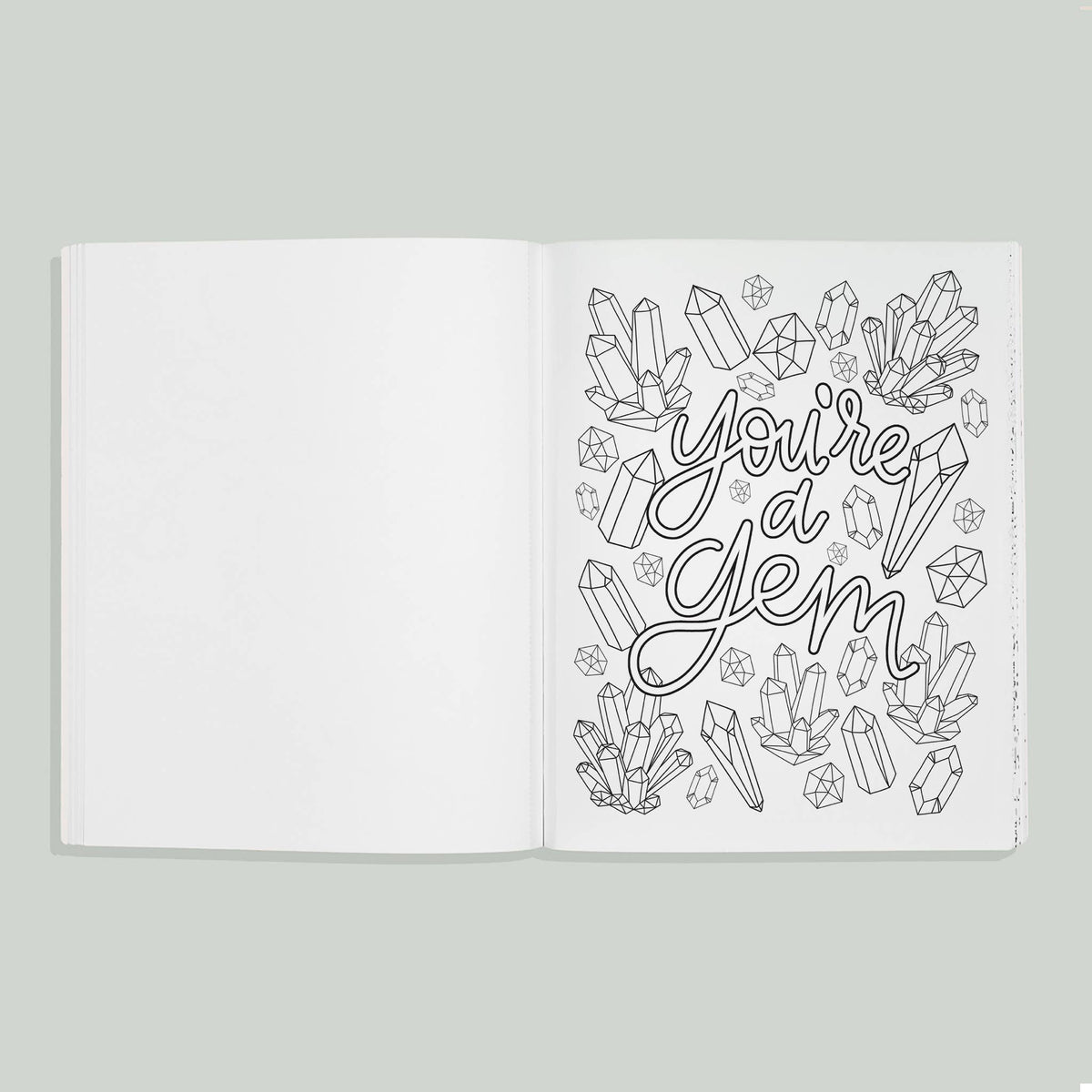 You are Made of Magic: Coloring book with Affirmations