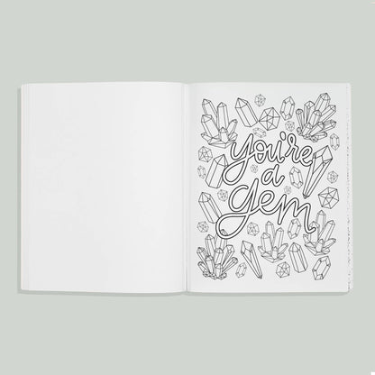 You are Made of Magic: Coloring book with Affirmations