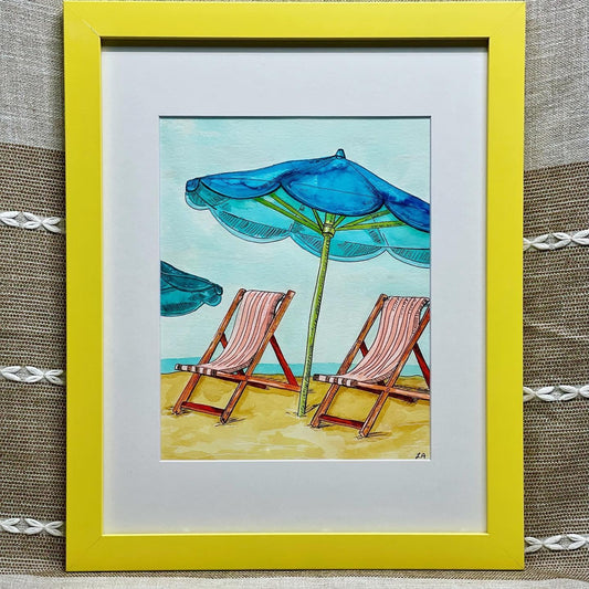 Beach Chair Painting