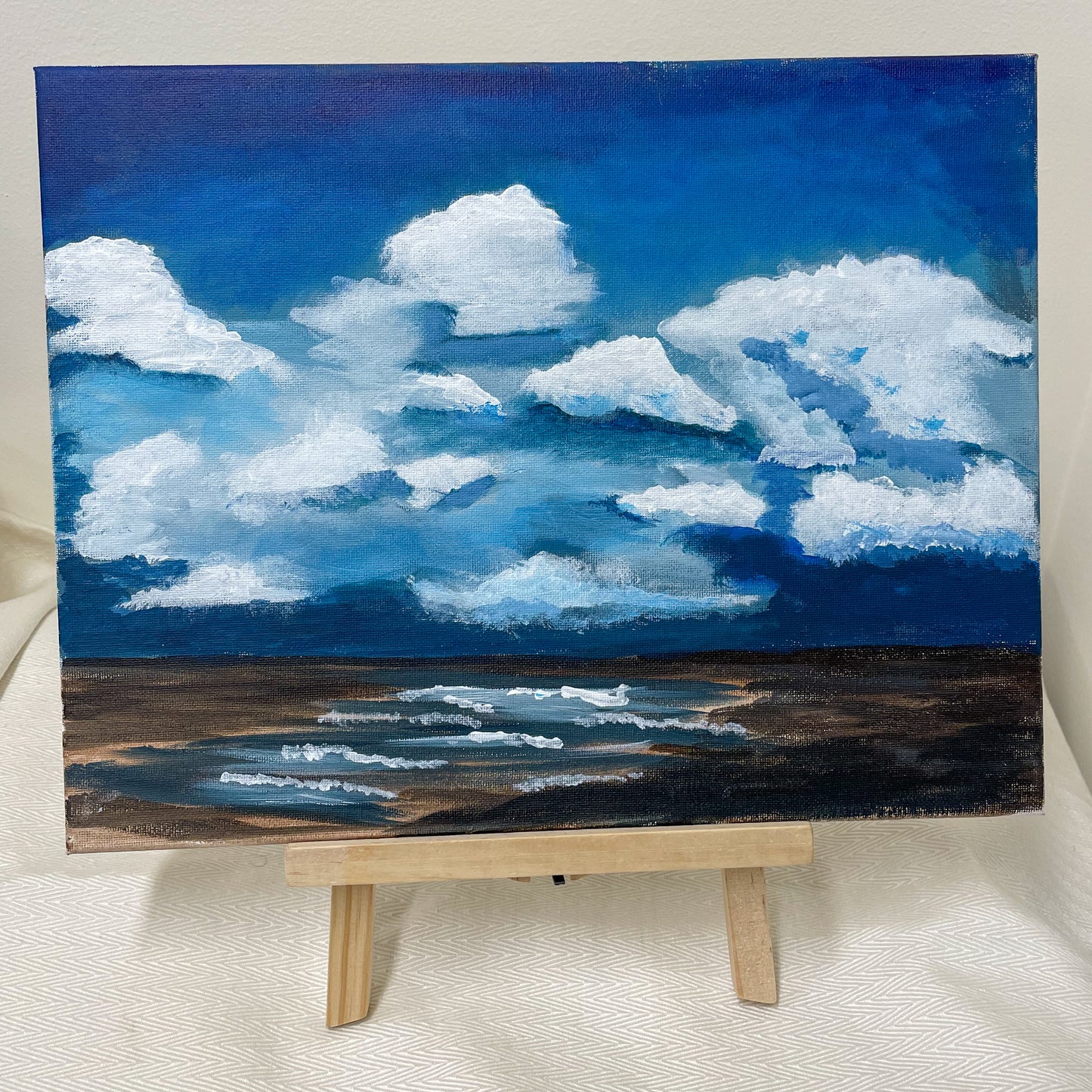 Stormy Skies Acrylic Painting
