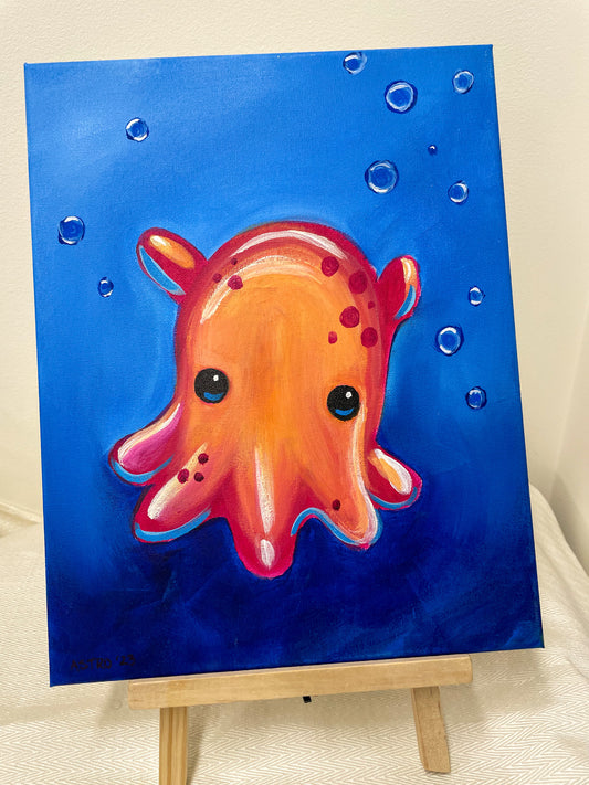 Dumbo octopus painting