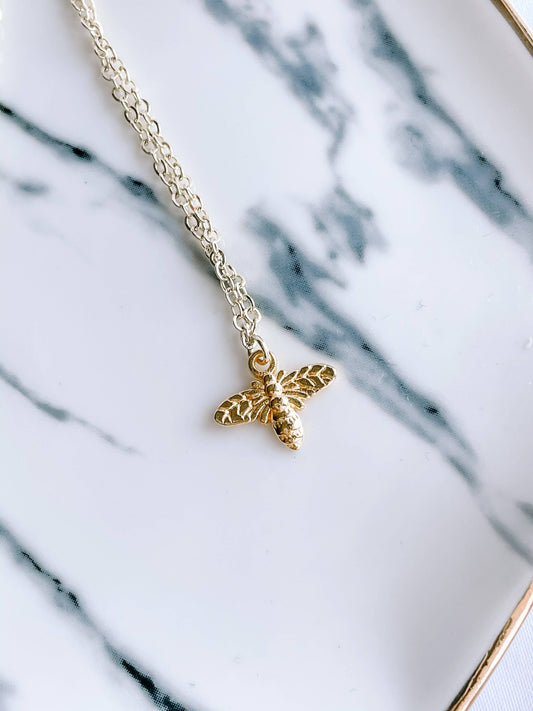 Bee Charm Necklace