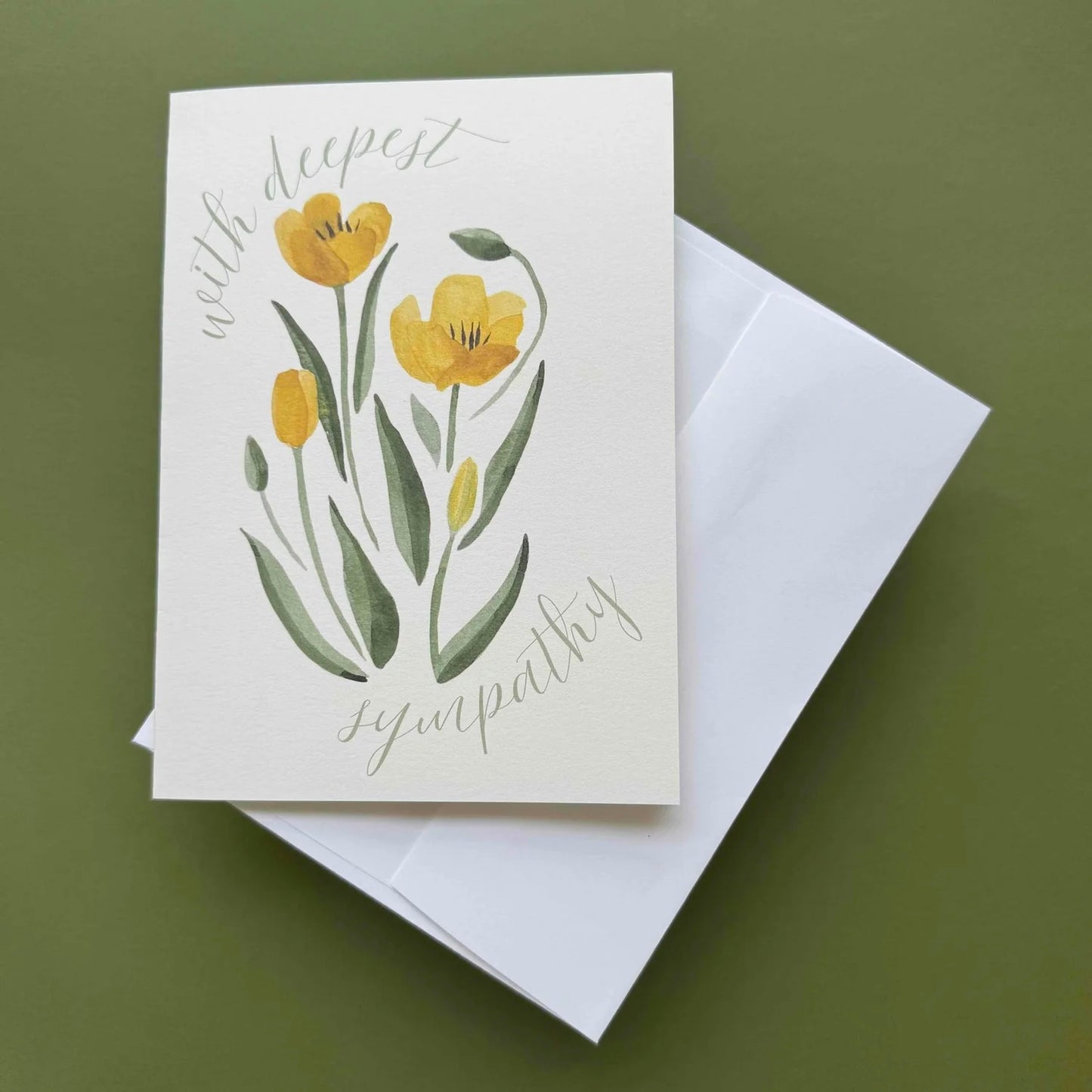 Sympathy Watercolor Card