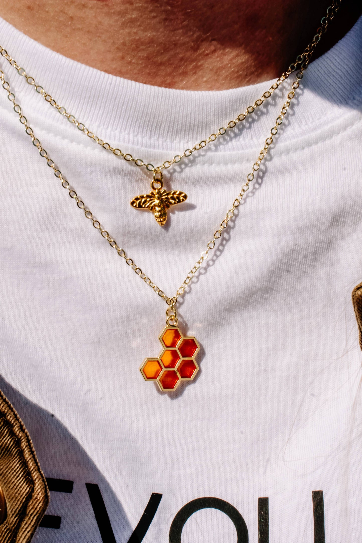 Bee Charm Necklace