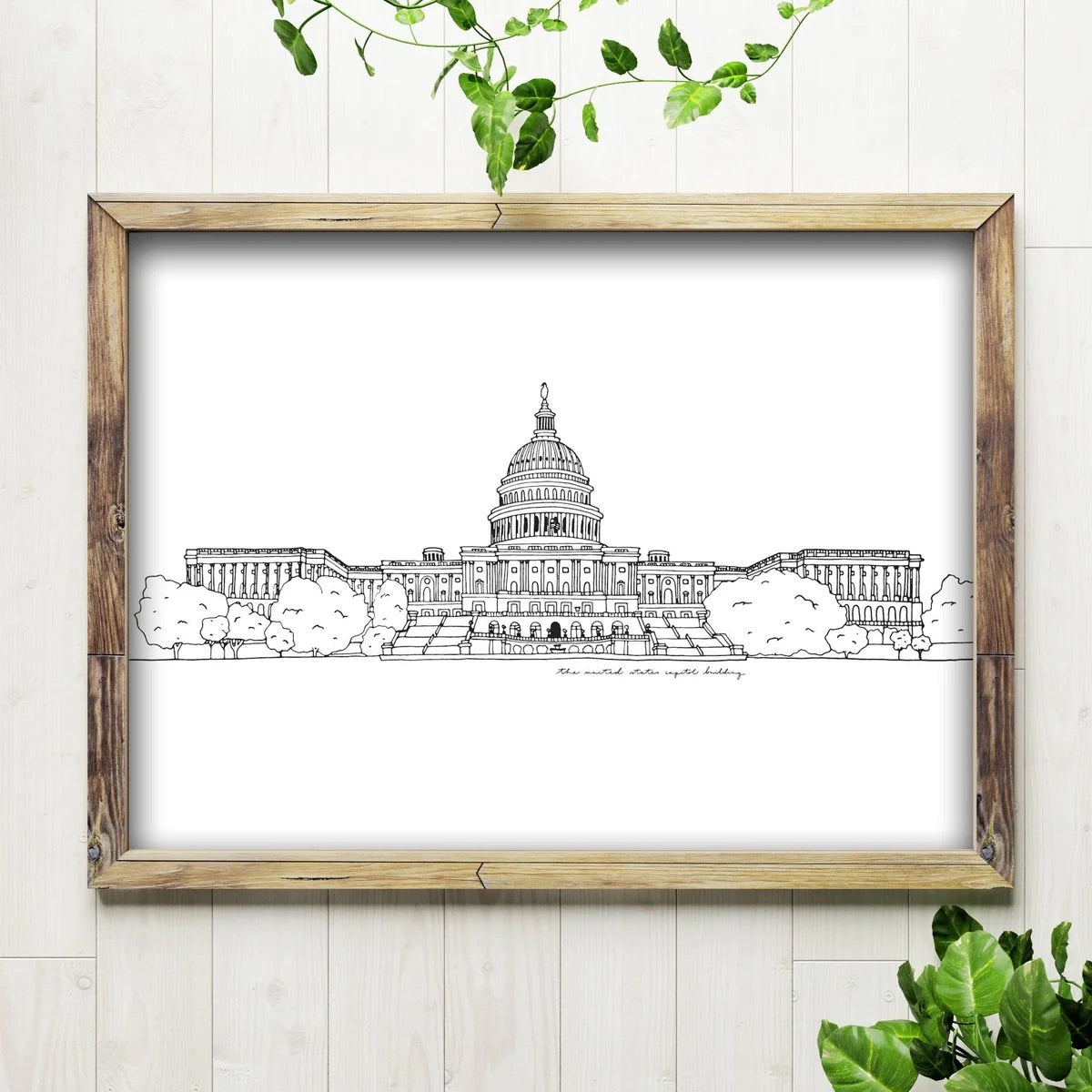 US Capitol Building Art Print