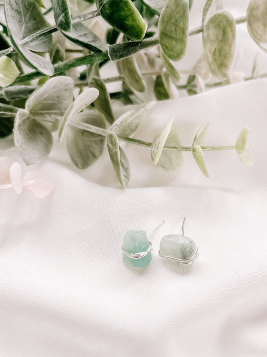 Gemstone studs